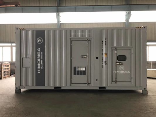 50hz el generador de alta mar del regulador 1000kva Cummins transportó en contenedores Genset