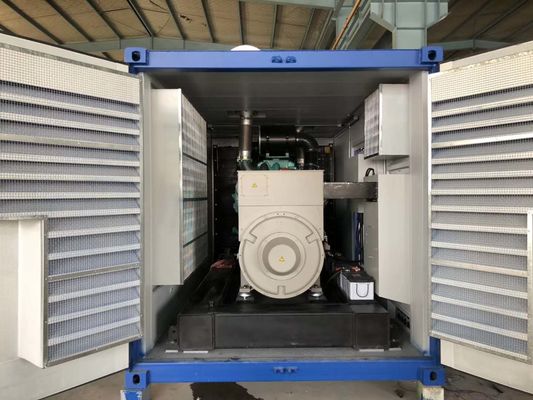 50hz el generador de alta mar del regulador 1000kva Cummins transportó en contenedores Genset
