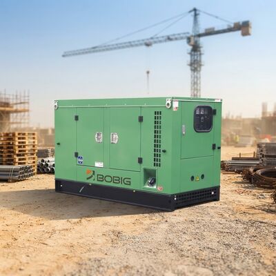 Heavy Duty Silent Running Diesel Generator Offering Stable Power Output and Fuel Efficiency for Construction Sites
