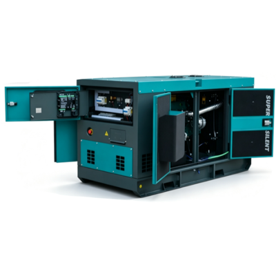 Double-sided Spray Painting for rust Prevention  220kW 275KVA Water-cooled Type Doosan Super Silent Diesel Generator Set